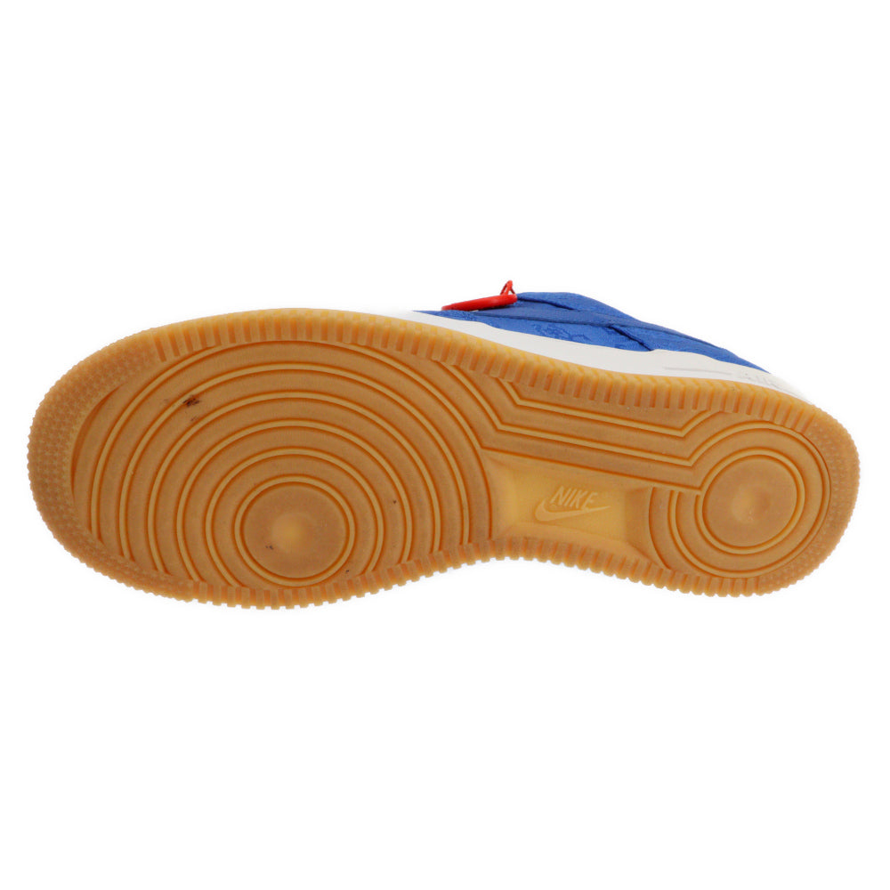 NIKE(ナイキ) AIR FORCE 1 PRM / CLOT CJ5290-400 エアフォース1 プレミアム クロット ローカットスニーカー シューズ ブルー US8/26cm