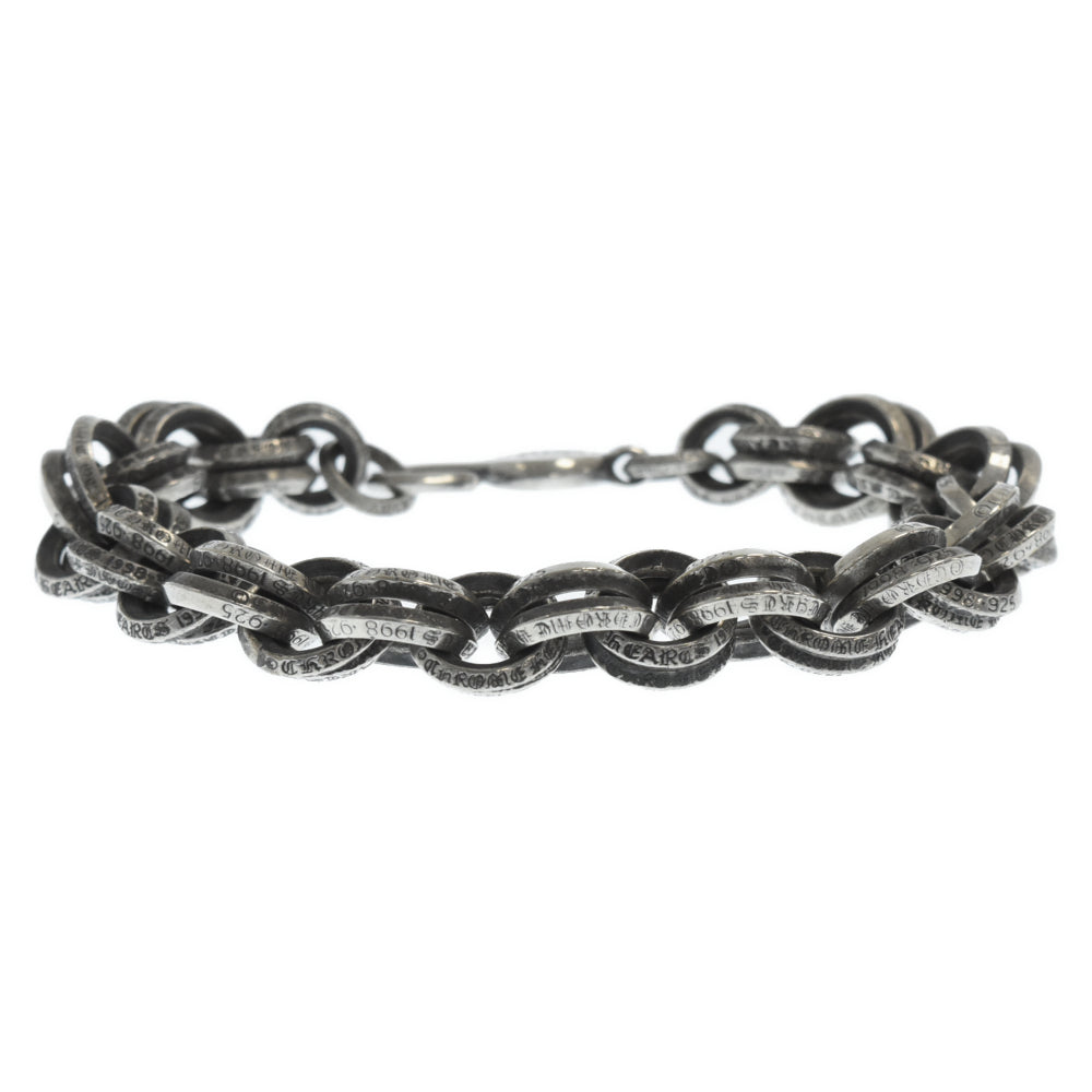 CHROME HEARTS(クロムハーツ) 2 DOUBLE B RING ダブルBリング シルバーブレスレット