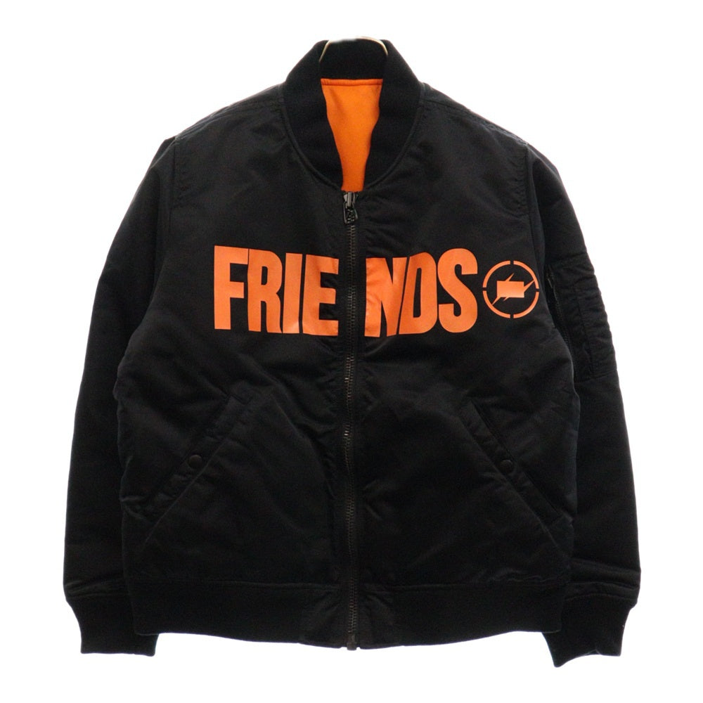 VLONE(ヴィーロン) ×FRAGMENT BOMBER JACKET フラグメント ボンバージャケット リバーシブル MA-1 アウター PKL-3751-A