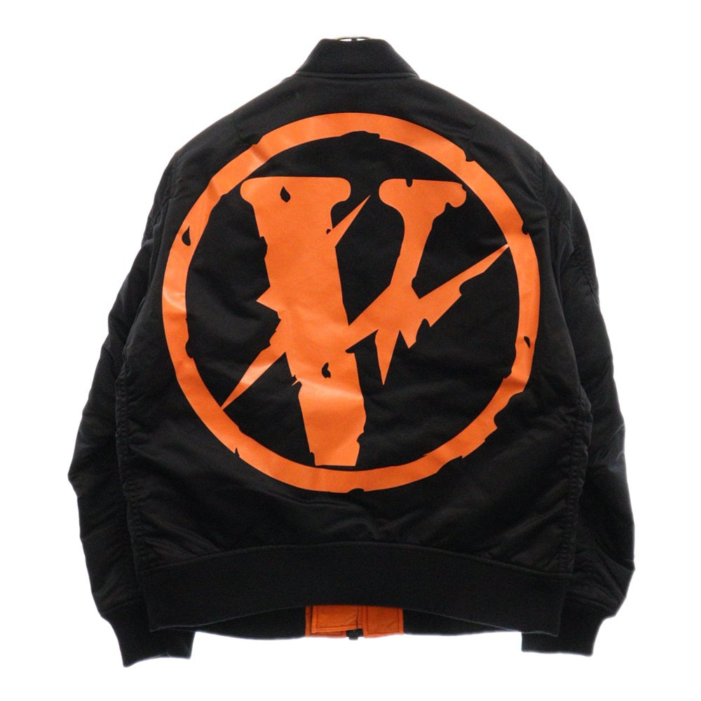VLONE(ヴィーロン) ×FRAGMENT BOMBER JACKET フラグメント ボンバージャケット リバーシブル MA-1 アウター PKL-3751-A