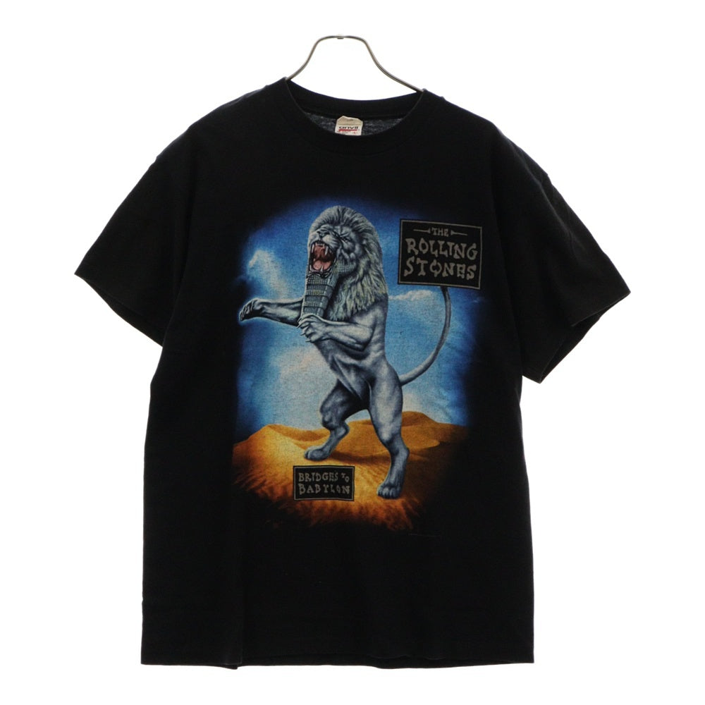 VINTAGE(ヴィンテージ) 90's The Rolling Stones Bridges to Babylon World Tour ローリングストーンズ ワールドツアー 半袖Tシャツ ブラック