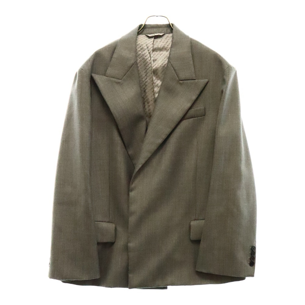 Acne Studios(アクネ ストゥディオズ) 24AW リラックスフィット スーツジャケット ダブルテーラードジャケット グレー FN-MN-SUIT000379