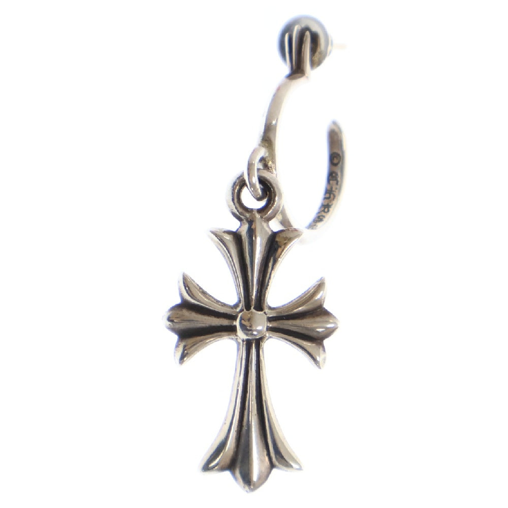CHROME HEARTS(クロムハーツ) TINY CH CROSS タイニーCHクロスフープ シルバーピアス シルバー