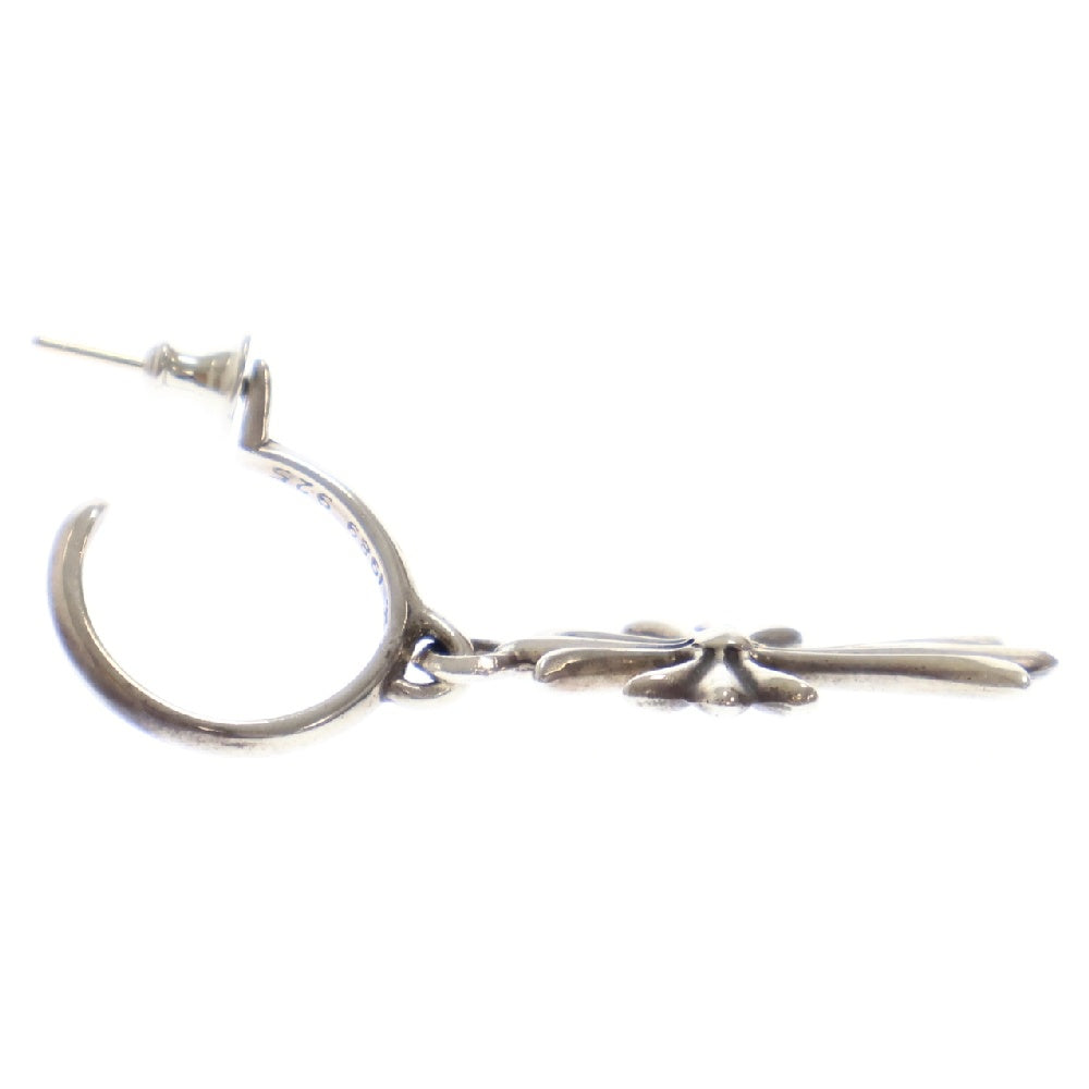 CHROME HEARTS(クロムハーツ) TINY CH CROSS タイニーCHクロスフープ シルバーピアス シルバー