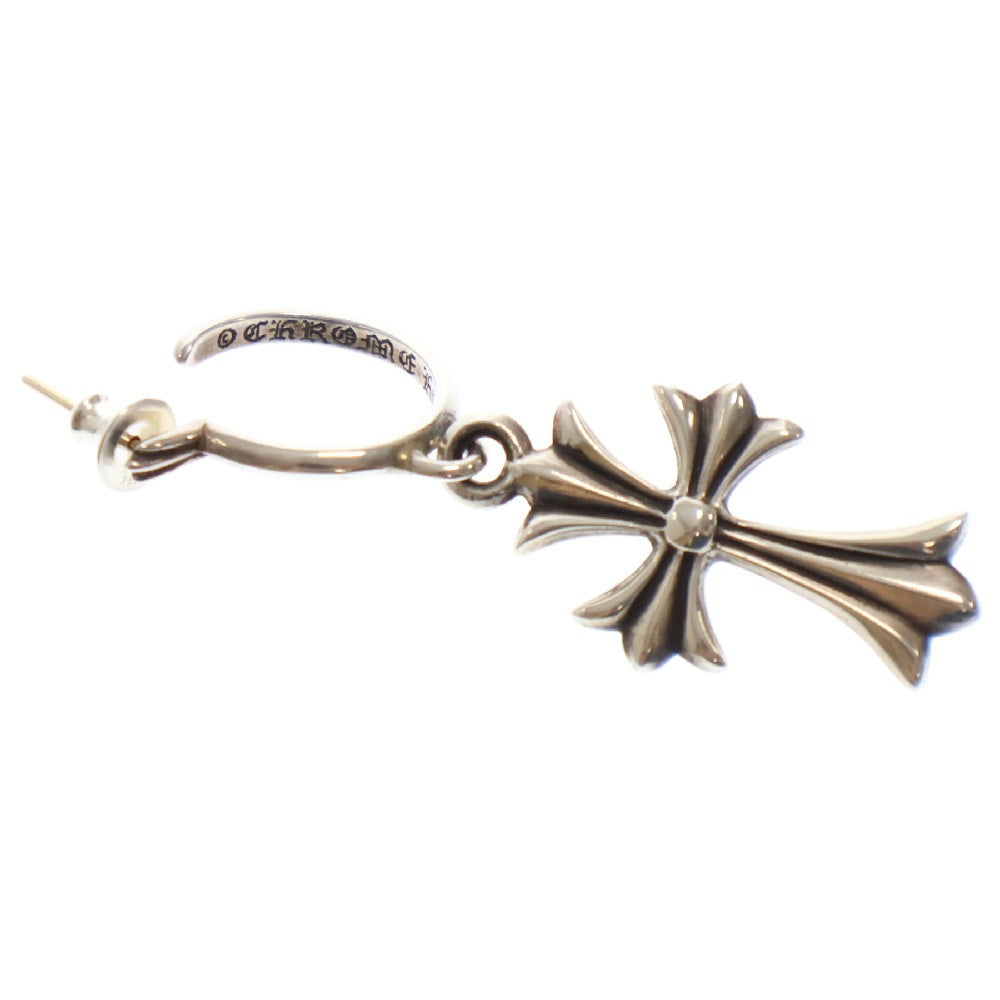 CHROME HEARTS(クロムハーツ) TINY CH CROSS タイニーCHクロスフープ シルバーピアス シルバー