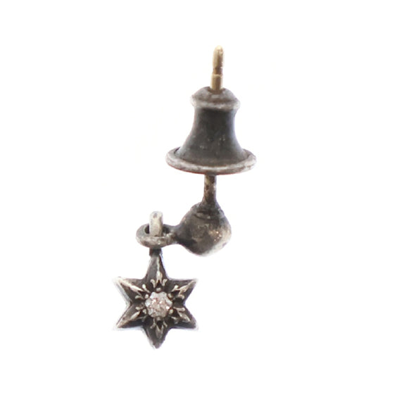CHROME HEARTS(クロムハーツ) TNY STR DRP 1 DIA タイニー スター 1 ダイヤ ドロップ ピアス