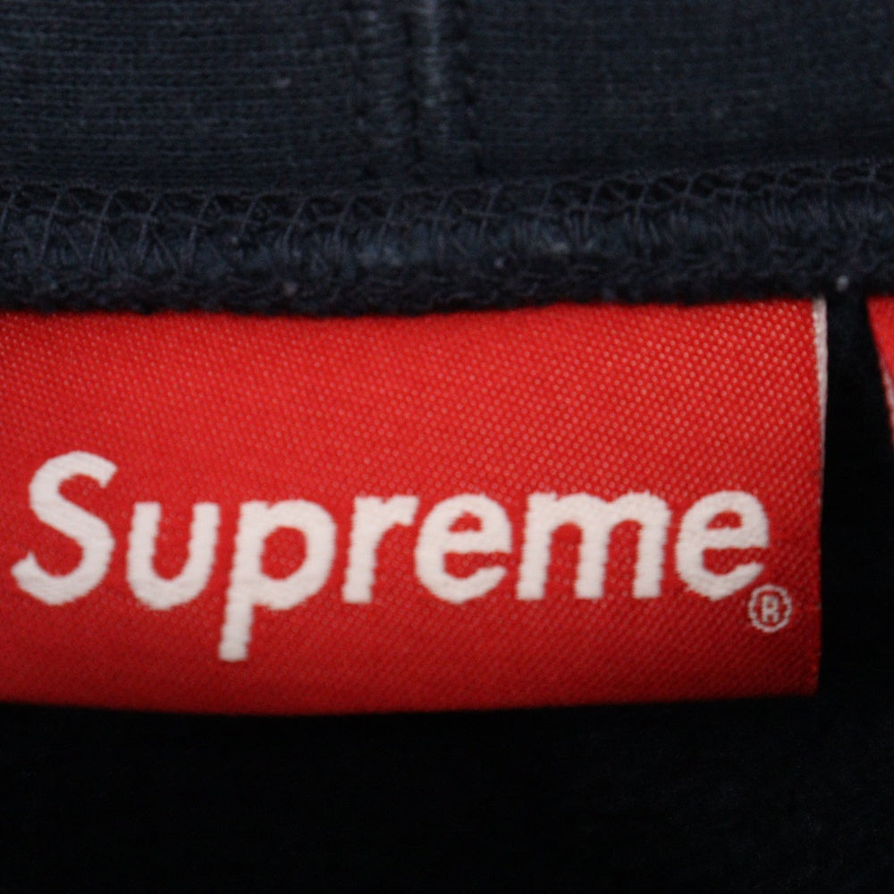 SUPREME(シュプリーム) 19SS Sequin Arc Hooded Sweatshirt シークインアーチスパンコールフーデッドスウェットプルオーバーパーカー ブルー