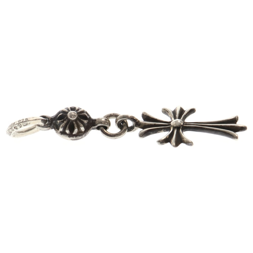 CHROME HEARTS(クロムハーツ) 1B TNY CH CRS 1ボールタイニーCHクロス チャーム シルバーネックレストップ シルバー