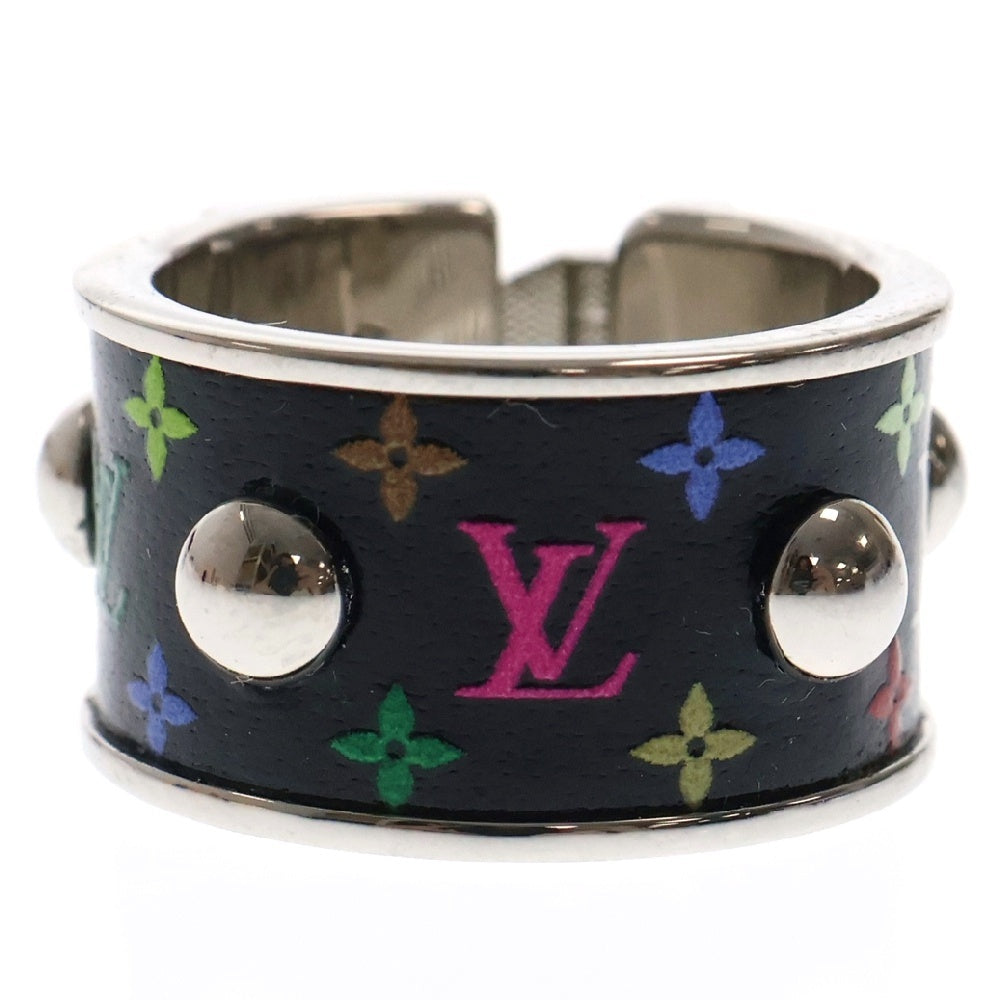 LOUIS VUITTON(ルイヴィトン) 24AW×TM LVシグネチャーSロック シルバーリング M1369M ブラック/シルバー