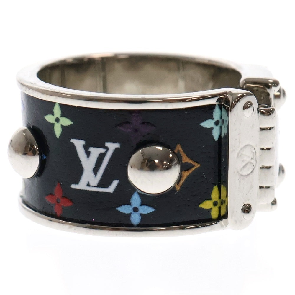 LOUIS VUITTON スクエアリング LOUIS VUITTON】モノグラム パターンを刻印したスクエアリング