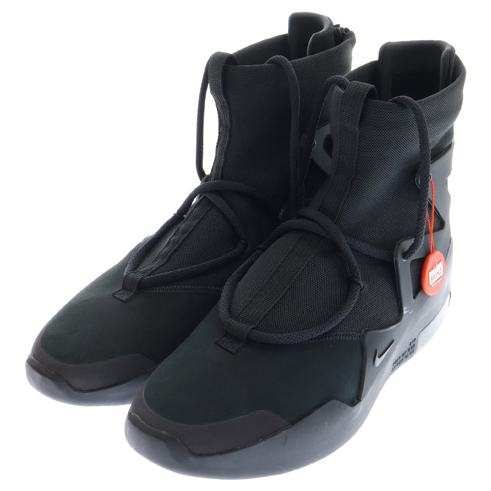 NIKE(ナイキ) ×FEAR OF GOD AIR FEAR OF GOD 1 AR4237-005 エアフィアオブゴッド ハイカットスニーカー US9.5/27.5cm ブラック