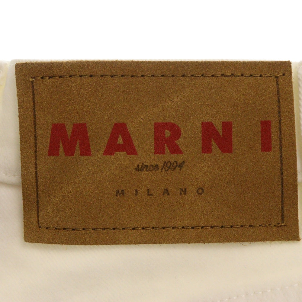 MARNI(マルニ) 23SS ホワイトワイドパンツ ホワイト レディース PAJD0340A0
