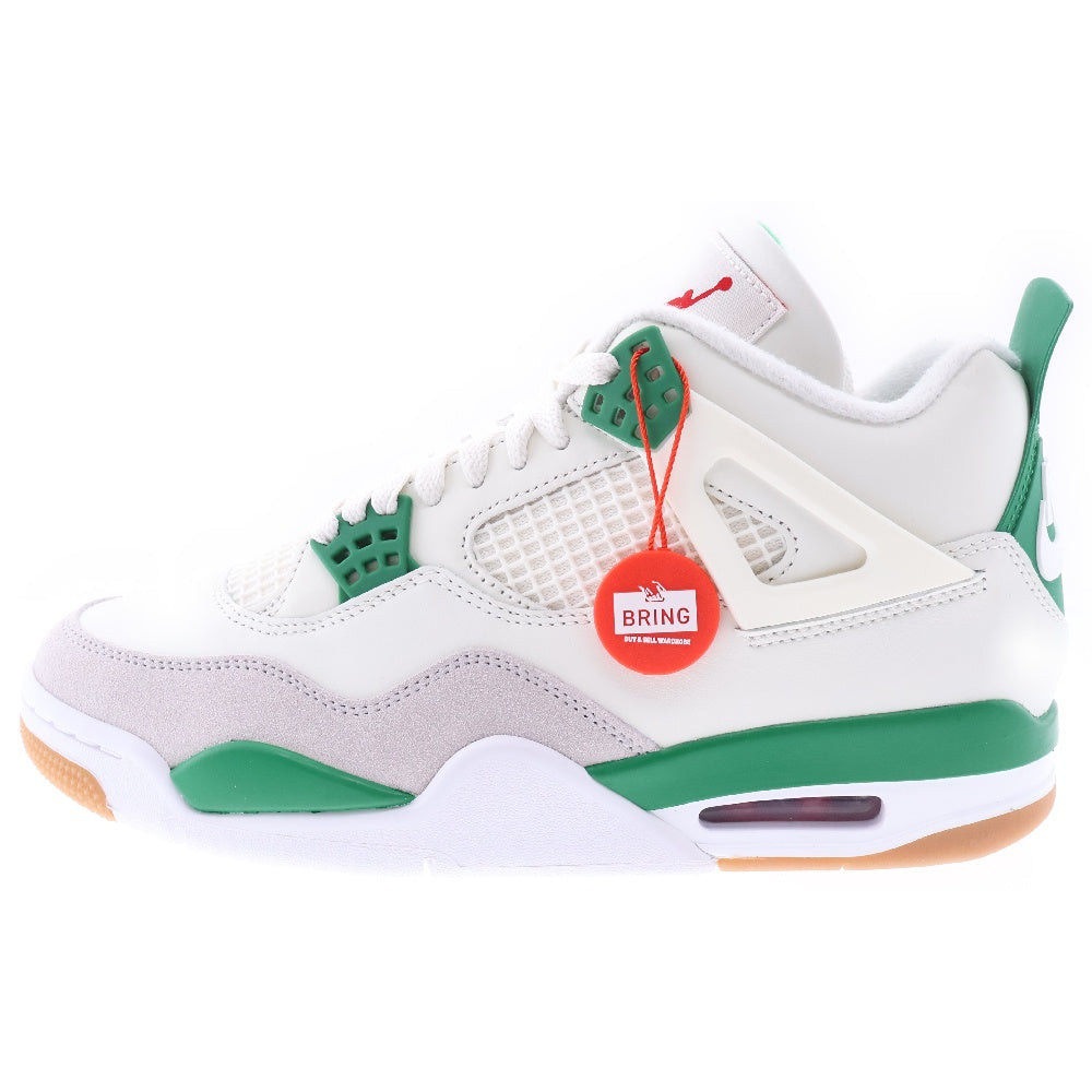 NIKE SB(ナイキエスビー) AIR JORDAN 4 RETRO SP Pine Green DR5415-103 エアジョーダン 4 レトロ SP パイングリーン ハイカットスニーカー ホワイト/グリーン US9/27cm