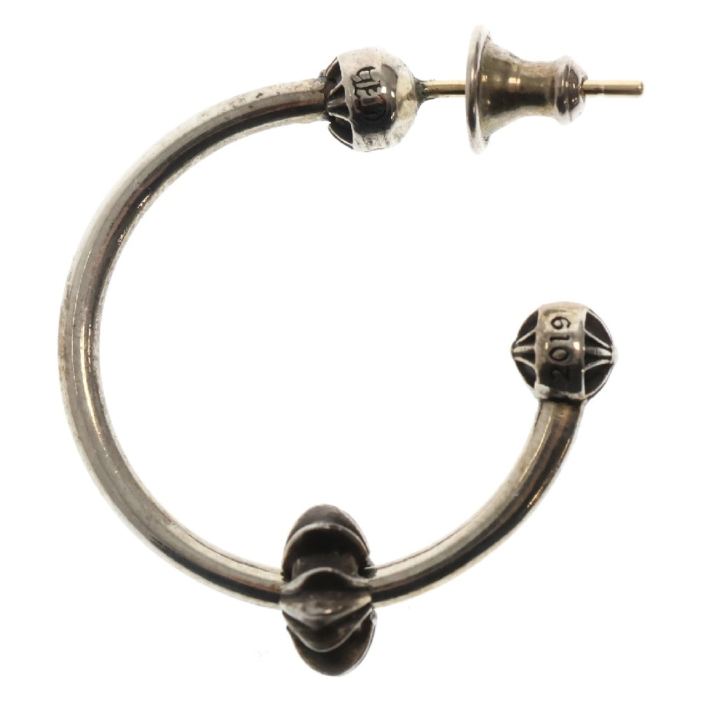 CHROME HEARTS(クロムハーツ) SPINNER HOOP MINI シルバーピアス シルバー ※国内レシート付き