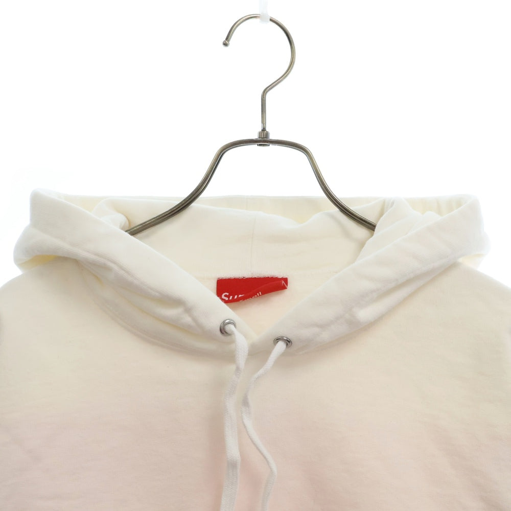 SUPREME(シュプリーム) 23AW Big Logo Jacquard Hooded Sweatshirt ビッグロゴ プリント プルオーバーパーカー ホワイト