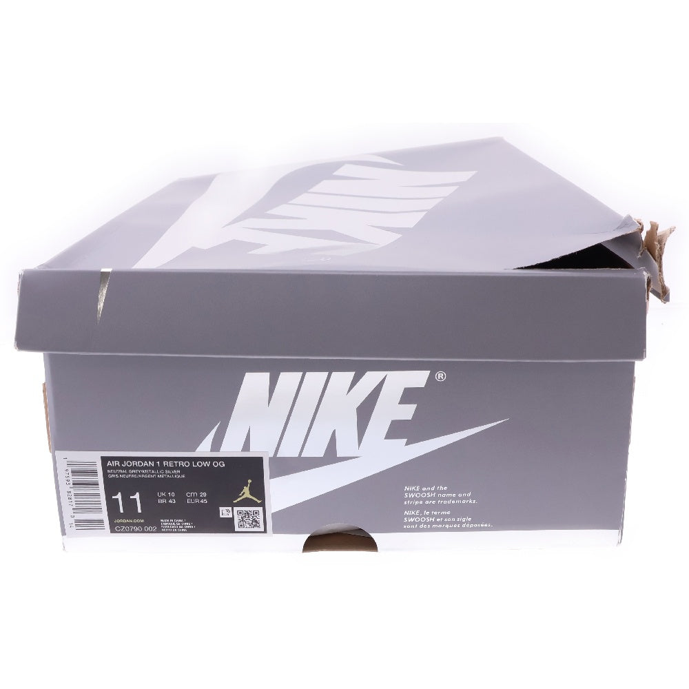 NIKE(ナイキ) Air Jordan 1 Retro Low OG Silver CZ0790 002 エアジョーダン1 レトロ ロー OG シルバー ローカットスニーカー シルバー US11/29cm