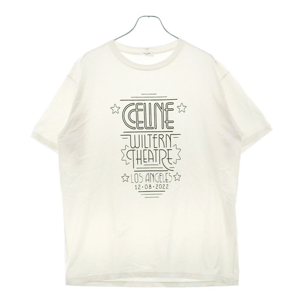 CELINE(セリーヌ) WILTERN 2X39H671Q ウィルターンプリント半袖Tシャツ ホワイト