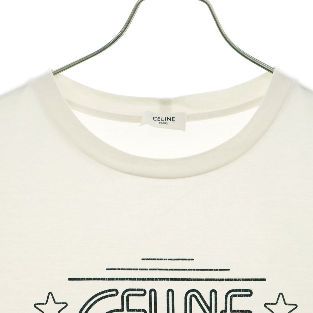 CELINE(セリーヌ) WILTERN 2X39H671Q ウィルターンプリント半袖Tシャツ ホワイト