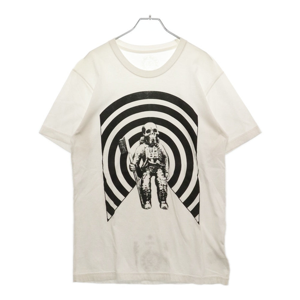 CHROME HEARTS(クロムハーツ) FOTI S/S TEE フォティフロントロゴプリント半袖Tシャツ ホワイト