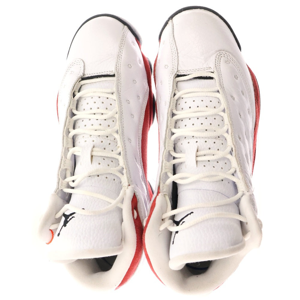 NIKE(ナイキ) AIR JORDAN 13 RETRO OG CHICAGO 414571-122 エアジョーダン13 レトロ OG シカゴ ハイカットスニーカー シューズ ホワイト/レッド US8/26cm