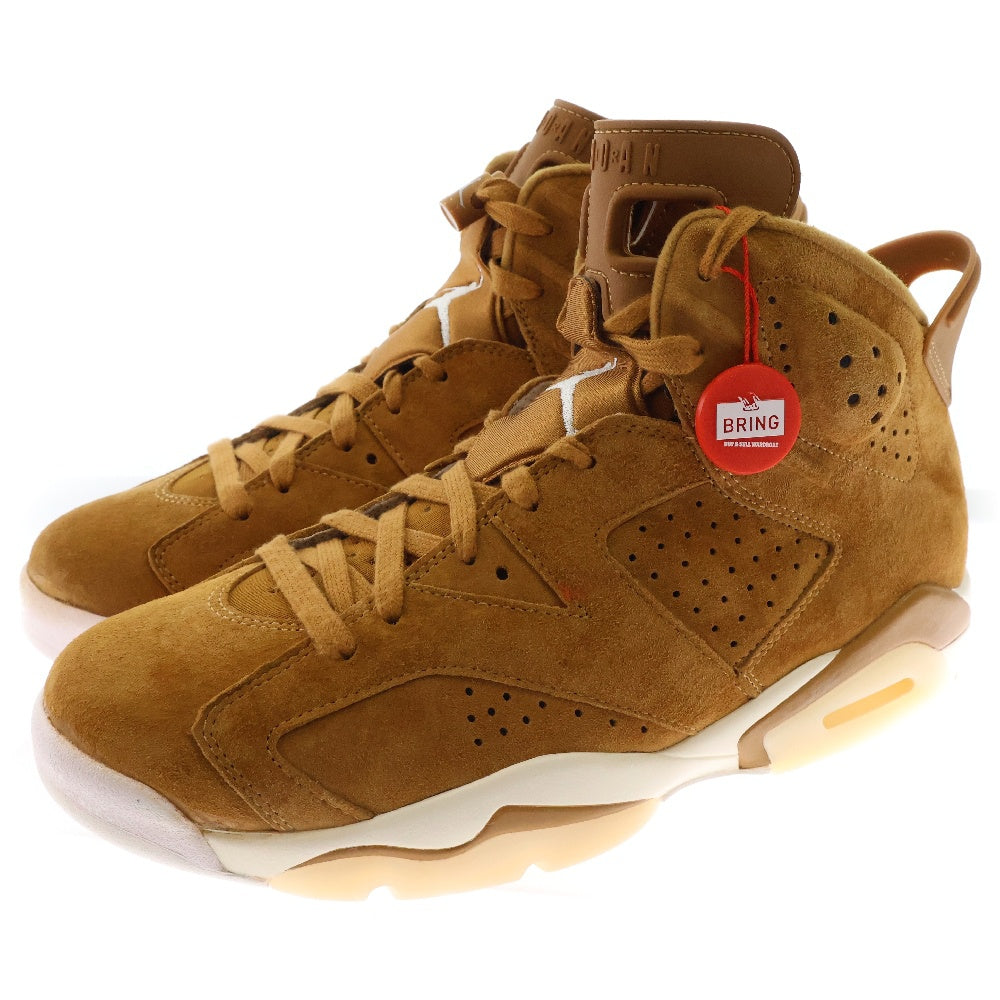 NIKE(ナイキ) AIR JORDAN 6 RETRO WHEAT 384664-705エアジョーダン6 レトロ ウィート ハイカットスニーカー US10/28cm