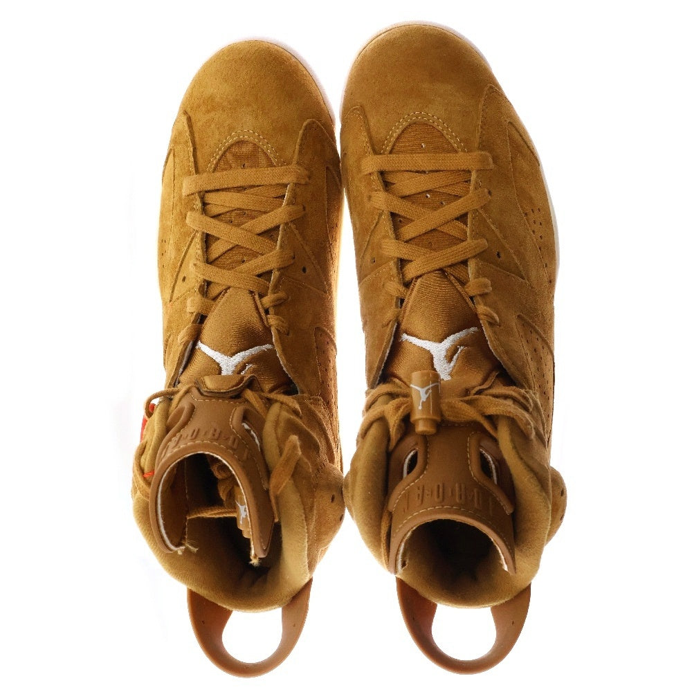 NIKE(ナイキ) AIR JORDAN 6 RETRO WHEAT 384664-705エアジョーダン6 レトロ ウィート ハイカットスニーカー US10/28cm