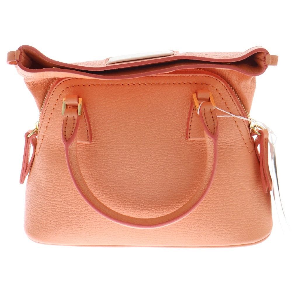 Maison Margiela(メゾンマルジェラ) 5AC CLASSIQUE MICRO クラシック マイクロ バッグ レザーハンドバッグ ショルダーバッグ オレンジ SB1WG0036 P5348