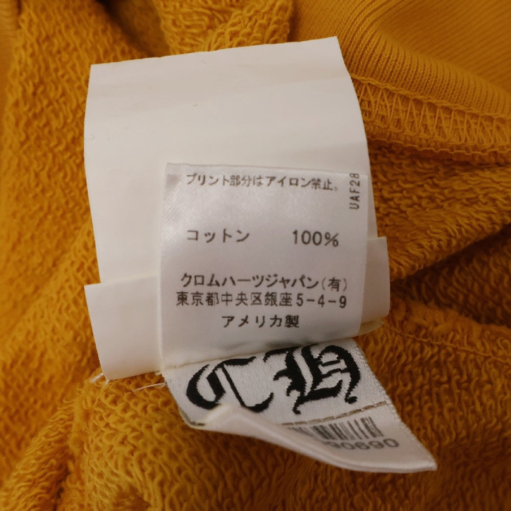 CHROME HEARTS(クロムハーツ) SWTSHRT CREWNECK アームロゴ スウェットクルーネックシャツ トレーナー マスタード