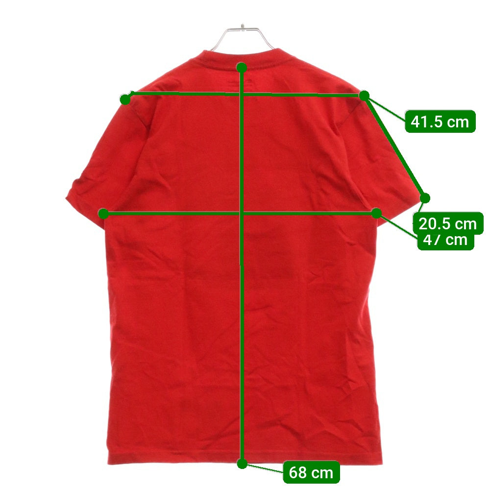 SUPREME(シュプリーム) 19SS Champion Chrome Tee チャンピオン クローム プリント半袖Tシャツ レッド