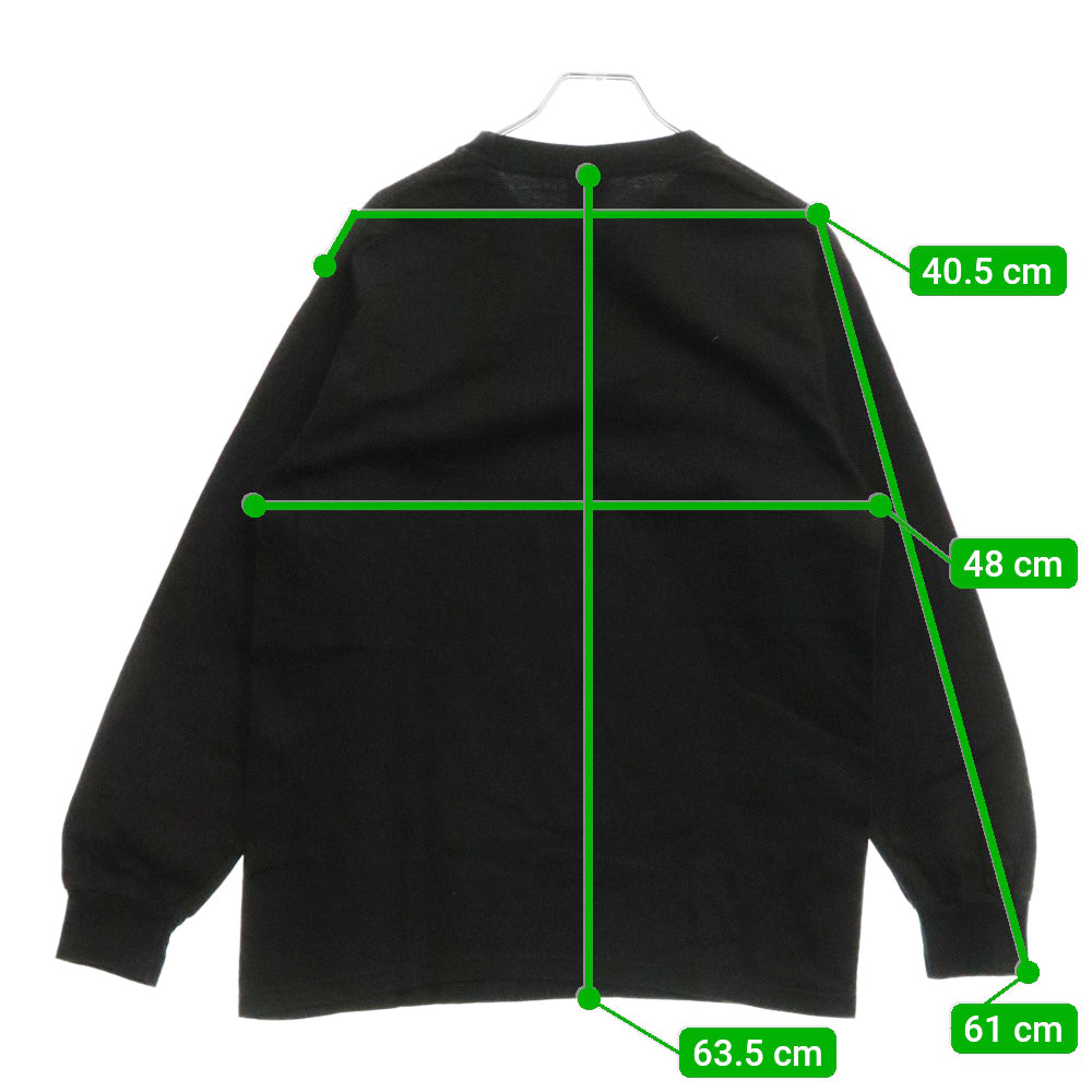 SUPREME(シュプリーム) 17AW Arabic Logo L/S Tee アラビック ロゴプリントロングスリーブ長袖Tシャツ ブラック