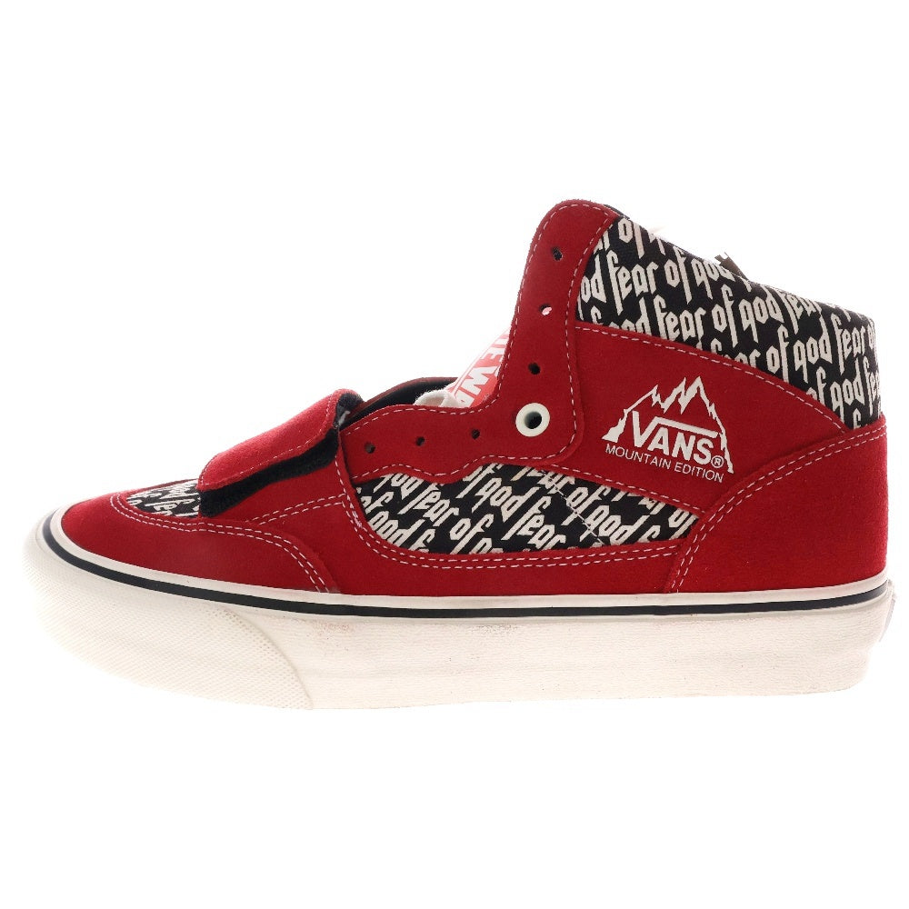 VANS(ヴァンズ) ×FEAR OF GOD Mountain Edition VN0A3MQ4PQP フィアオブゴッド マウンテンエディション ハイカットスニーカー US8/26cm レッド