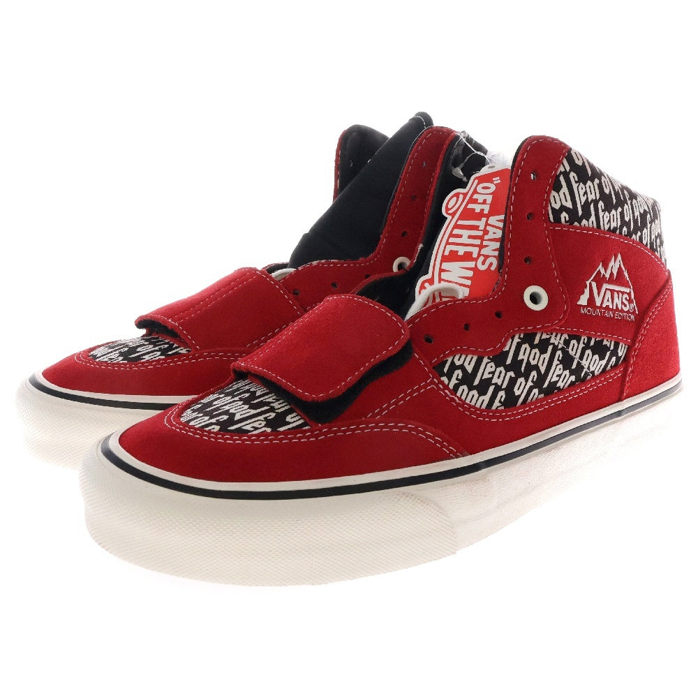VANS(ヴァンズ) ×FEAR OF GOD Mountain Edition VN0A3MQ4PQP フィアオブゴッド マウンテンエディション ハイカットスニーカー US8/26cm レッド