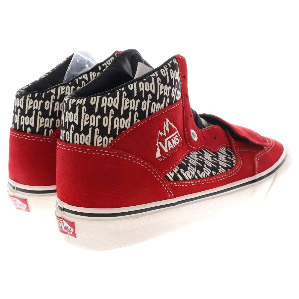 VANS(ヴァンズ) ×FEAR OF GOD Mountain Edition VN0A3MQ4PQP フィアオブゴッド マウンテンエディション ハイカットスニーカー US8/26cm レッド