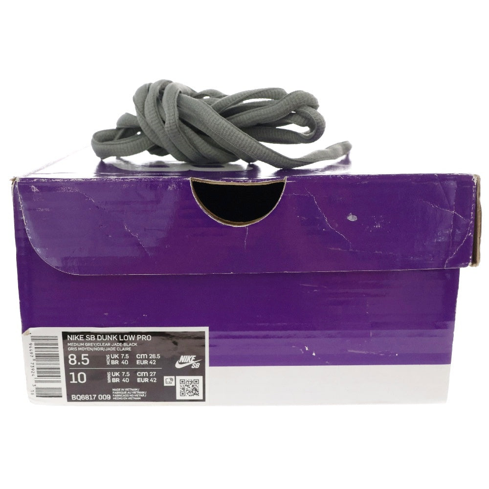 NIKE SB(ナイキエスビー) SB DUNK LOW PRO atomos ELEPHANT BQ6817-009 ダンク アトモス ローカットスニーカー ブラック/グレー US8.5/26.5cm