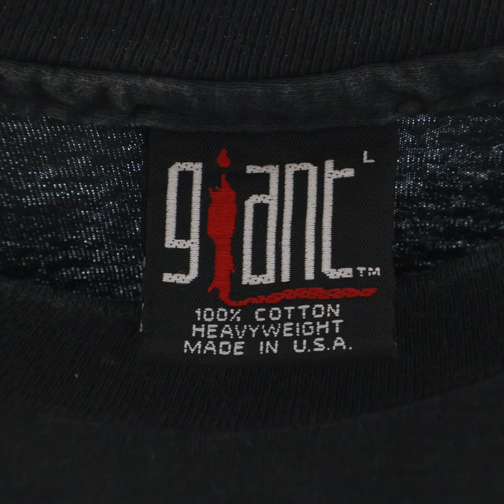 VINTAGE(ヴィンテージ) 90's RED HOT CHILI PEPPERS 1990 PICASSO GIANT レッドホットチリペッパーズ ピカソ プリント半袖Tシャツ カットソー ブラック