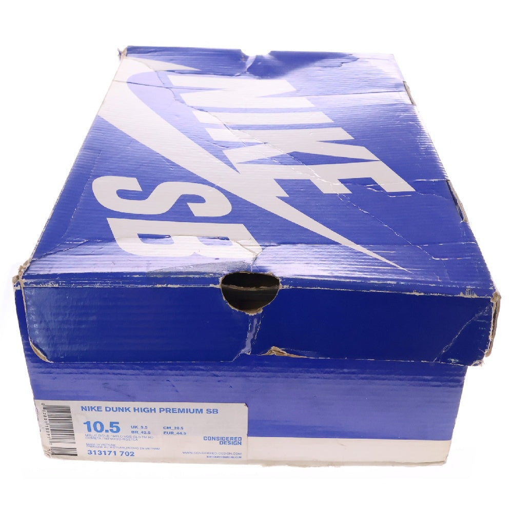 NIKE SB(ナイキエスビー) 【観賞用 2010年製】DUNK HIGH PREMIUM SB ERIC KOSTON 313171-702 ダンク エリックコストン ハイカットスニーカー US10.5/28.5cm ゴールド