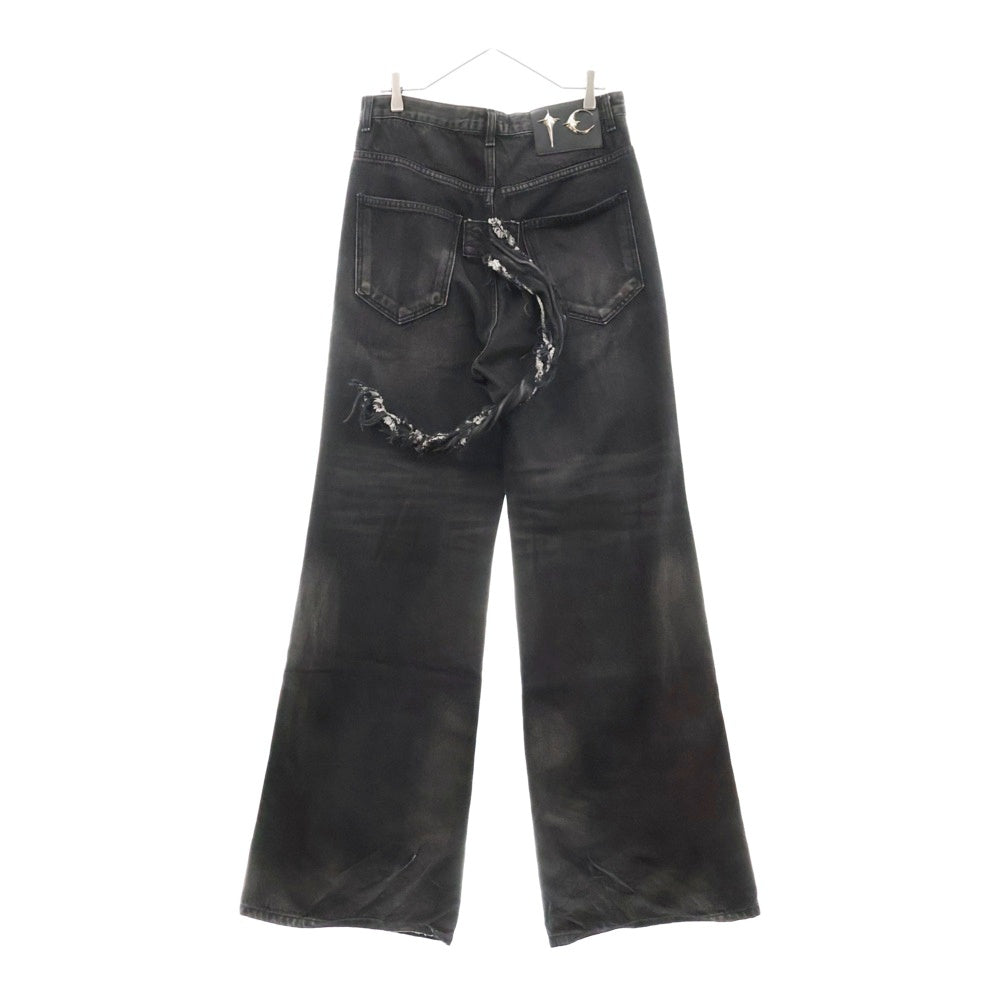 THUG CLUB(サグクラブ) 24AW Chimera Pants サグクラブ キメラ デニムパンツ ブラック TC24PT2001
