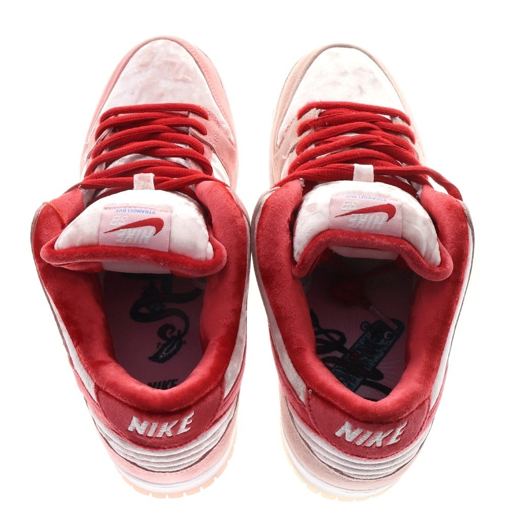 NIKE SB(ナイキエスビー) ×STRANGELOVE DUNK LOW VALENTINES DAY CT2552-800 ストレンジラブ ダンク バレンタインデー ローカットスニーカー ピンク US10/28cm