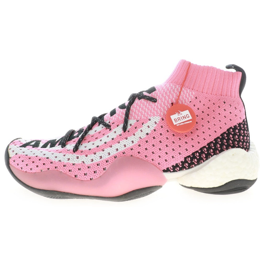 adidas Originals(アディダスオリジナルス) ×PHARRELL WILLIAMS ファレルウイリアムズ G28183 クレイジーブースト ローカットスニーカー US9.5/27.5cm ピンク