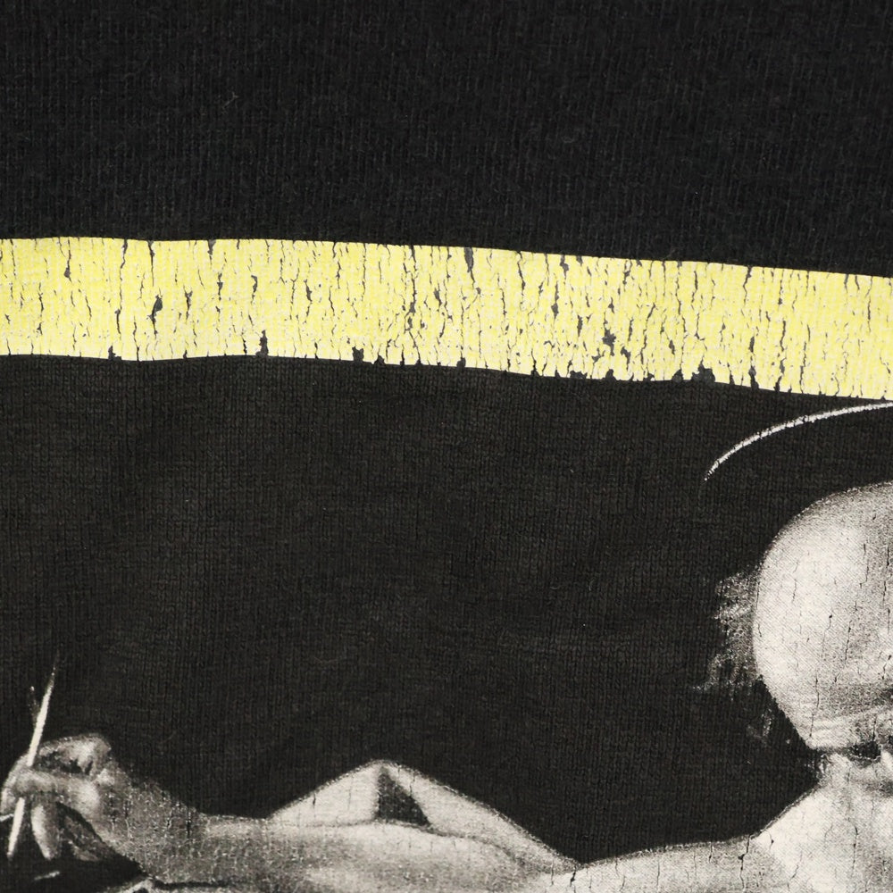 OFF-WHITE(オフホワイト) 21AW CARAVAGGIO PAINTING L/S TEE カラヴァッジオ ペインティング 長袖Tシャツ カットソー ブラック