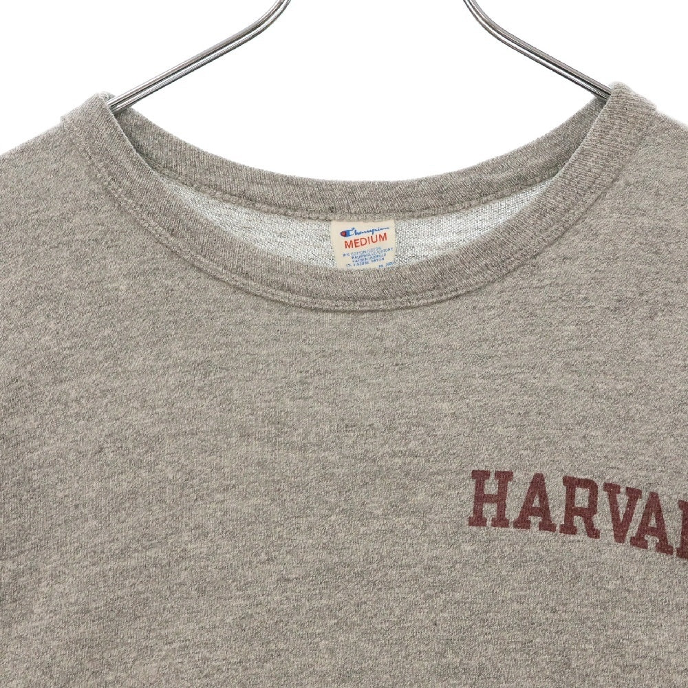 CHAMPION(チャンピオン) 80s トリコタグ HARVARD コットン半袖Tシャツ グレー