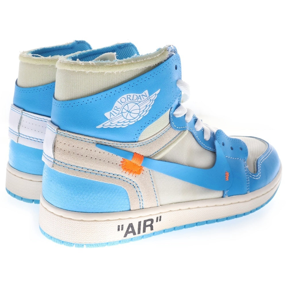 NIKE(ナイキ) ×OFF-WHITE AIR JORDAN 1 POWDER BLUE UNC AQ0818