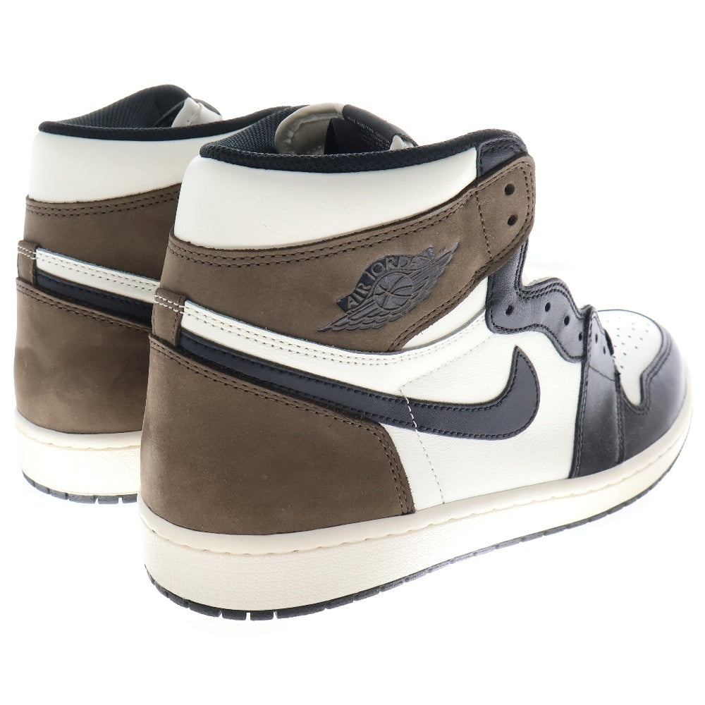 NIKE(ナイキ) AIR JORDAN 1 RETRO HIGH OG DARK MOCHA 555088-105 エアジョーダン1 ダークモカ ハイカットスニーカー ブラック/ブラウン US12/30cm