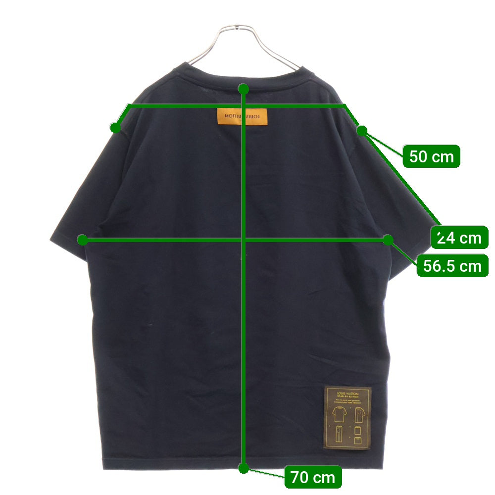 LOUIS VUITTON(ルイヴィトン) 24SS インサイドアウト半袖Tシャツ RM241Q JYN HIY47W ブラック