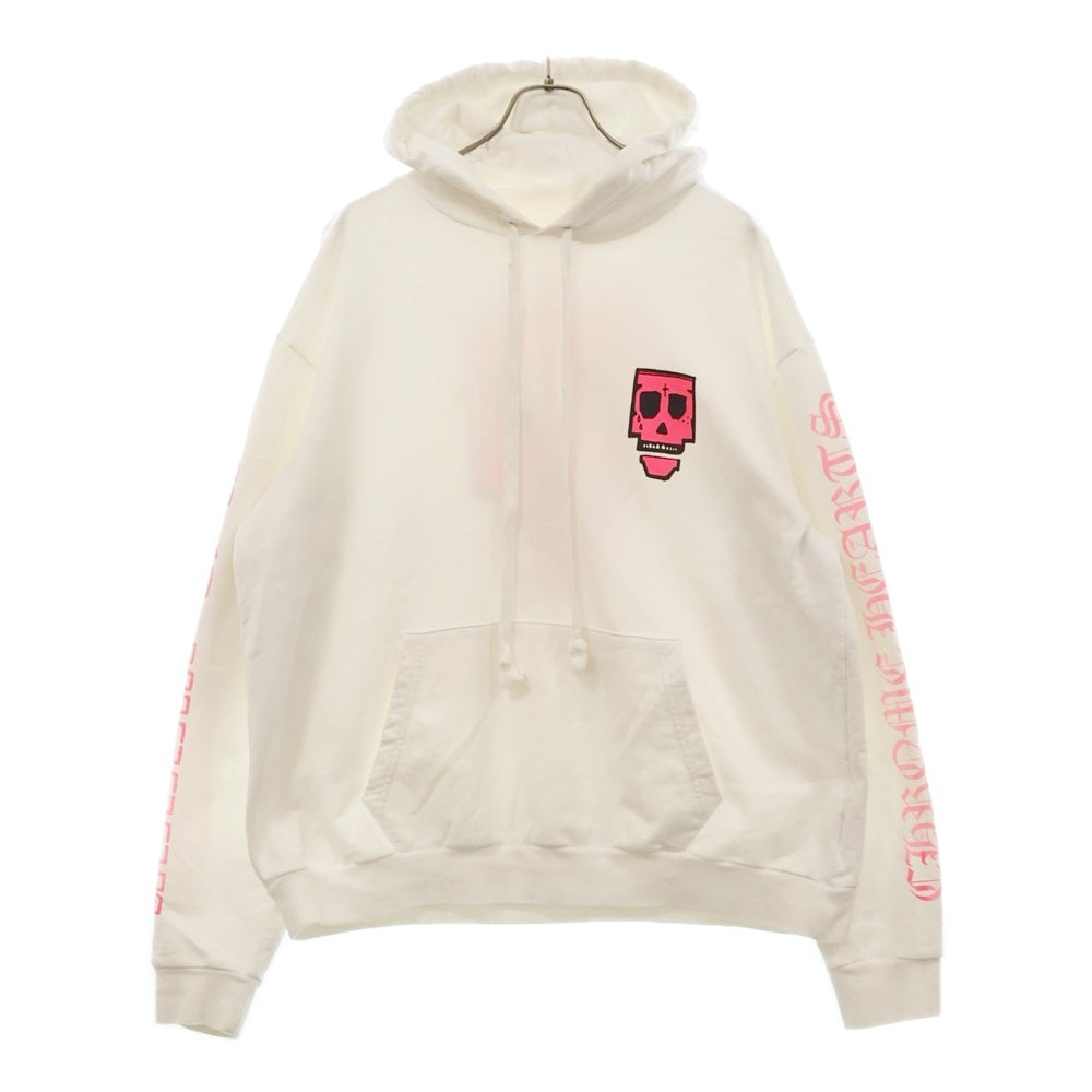 CHROME HEARTS(クロムハーツ) PURPLEHAUSMAFIA パープルハウス モンクパンク プルオーバーパーカー ホワイト