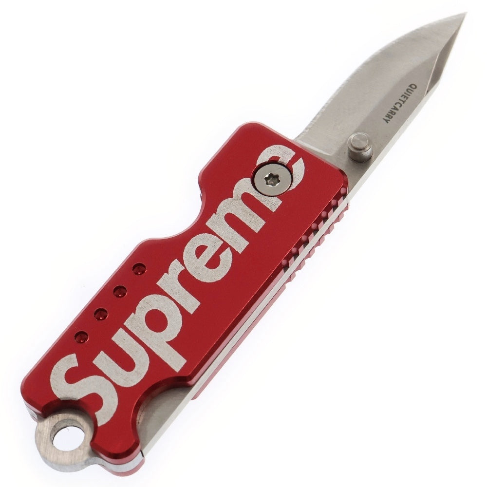 SUPREME(シュプリーム) 17SS Quiet Carry Knife クイックキャリーナイフ アウトドアグッズ レッド