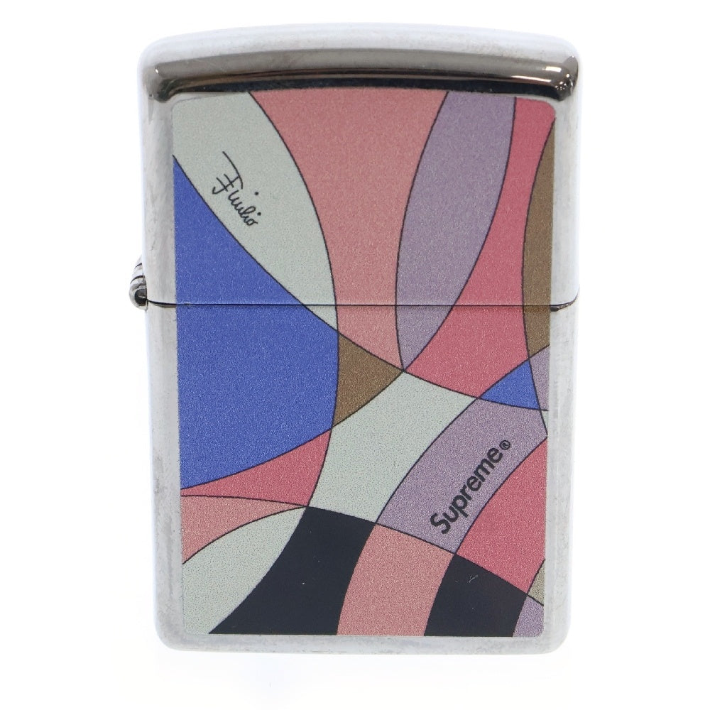 SUPREME(シュプリーム) 21SS x Emilio Pucci Zippo Dusty Pink エミリオプッチ ジッポ ライター マルチカラー