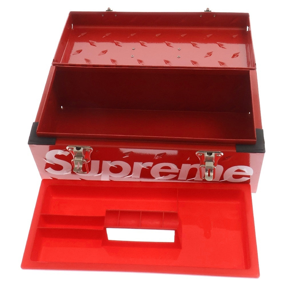 SUPREME(シュプリーム) 18AW Diamond Plate Tool Box ダイアモンドプレート ツールボックス 工具箱 レッド