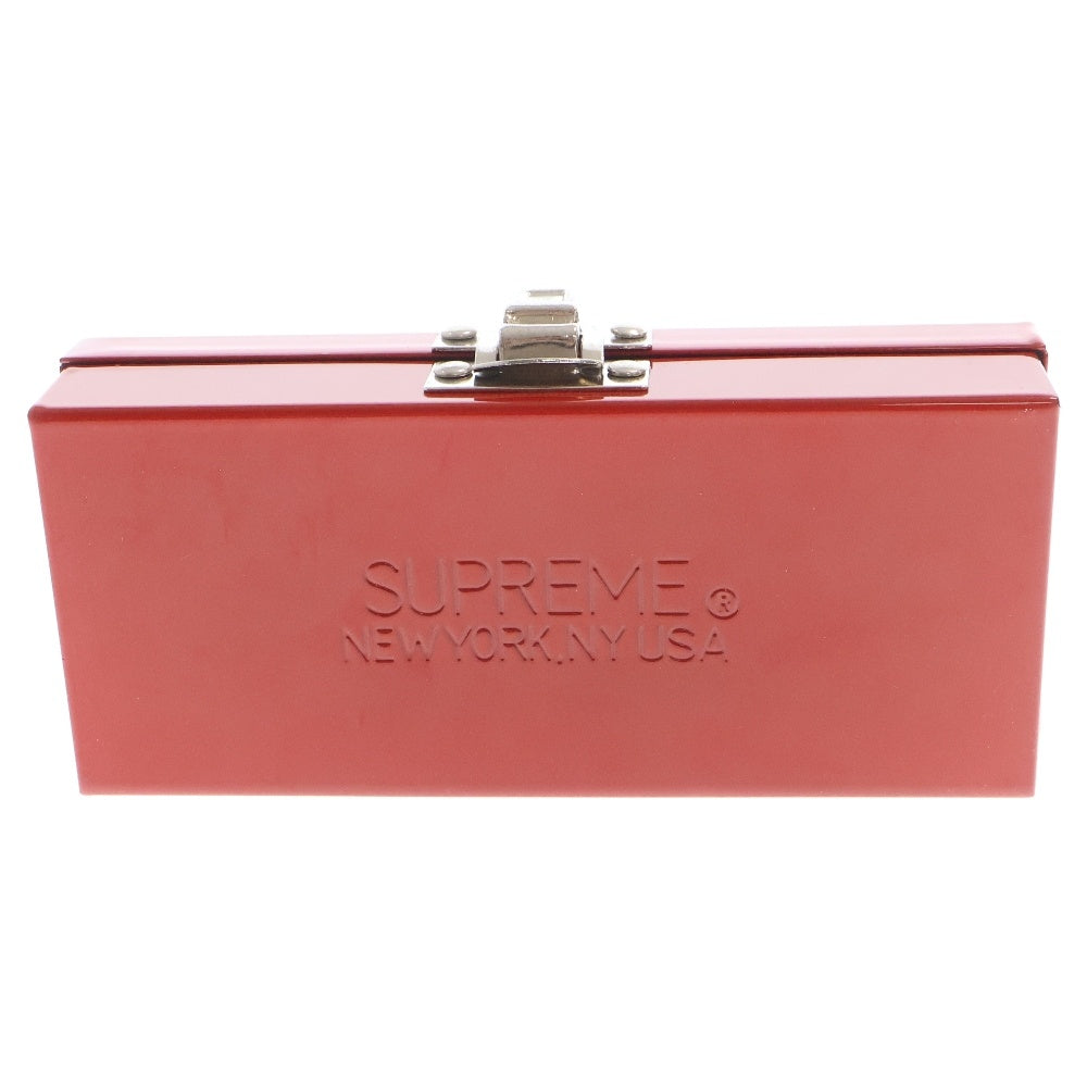 SUPREME(シュプリーム) 17SS Small Metal Storage Box スモールメタルストレージボックス レッド