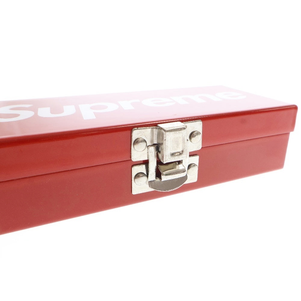 SUPREME(シュプリーム) 17SS Small Metal Storage Box スモールメタルストレージボックス レッド